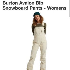 Burton Avalon Bib Pants - Sold Out Color, Creme Brulee, XS